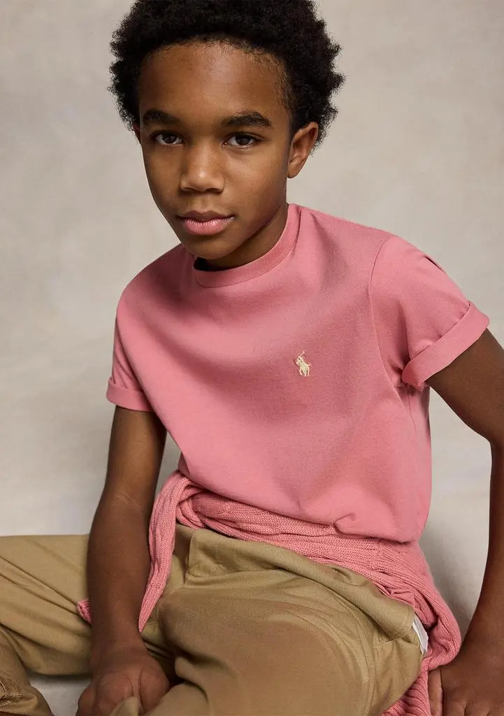 Ralph Lauren Boys 8-20 Cotton Jersey Crewneck Tee 3