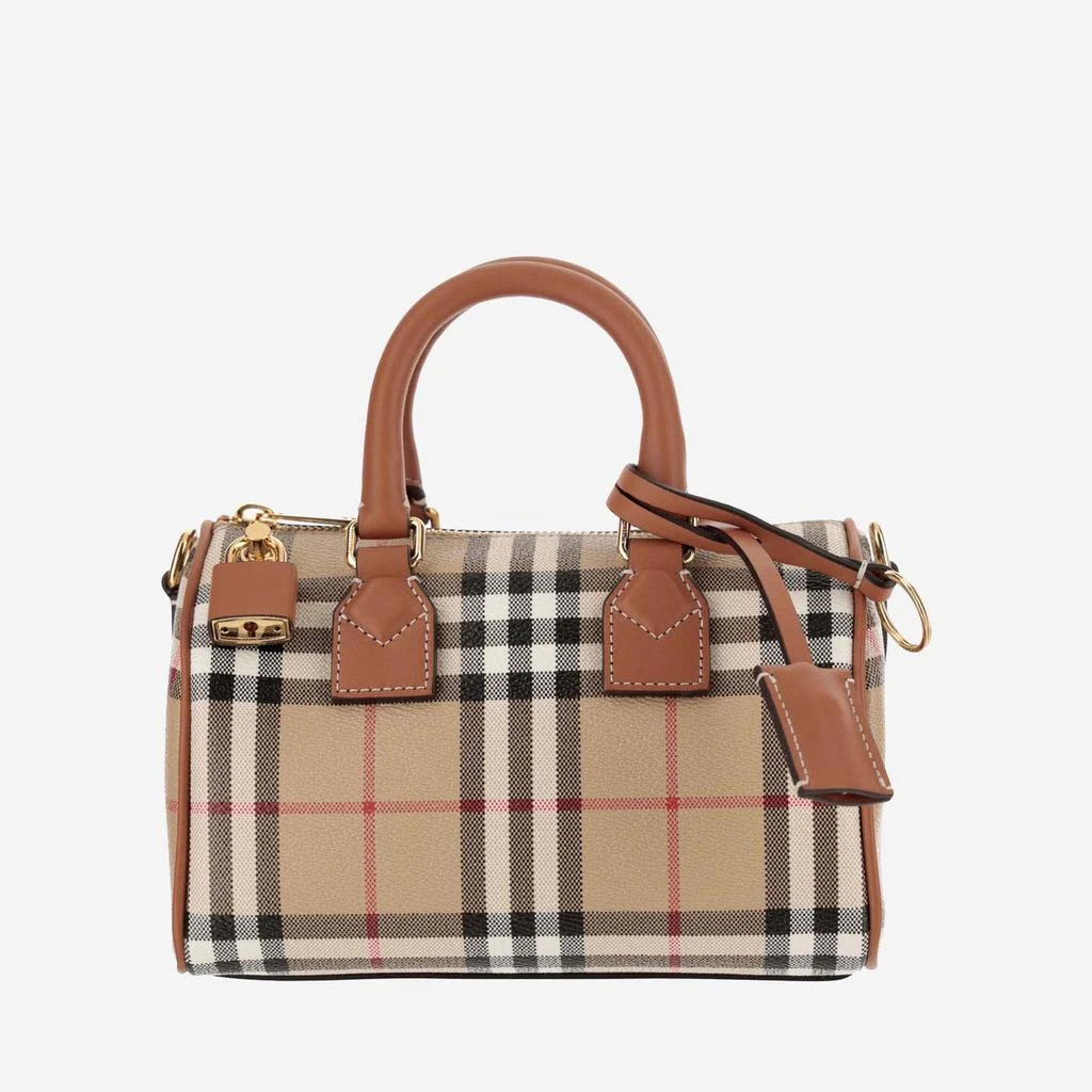 Burberry Mini Check Bowling Bag 1