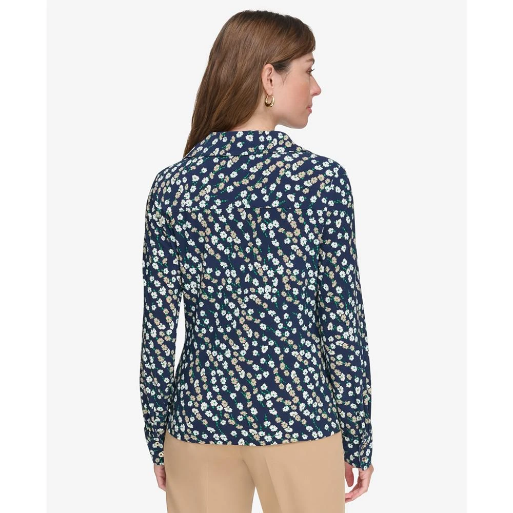 Tommy Hilfiger Women's Printed Button-Front Blouse 2