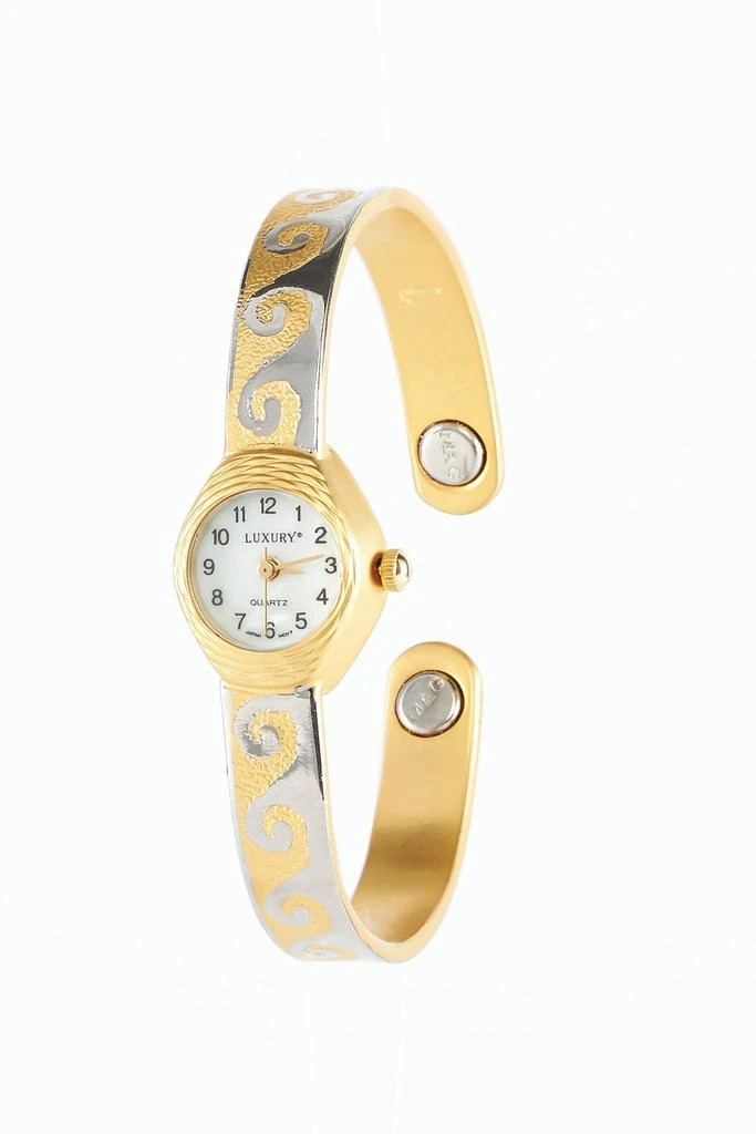Los Angeles Apparel WCHRSILGO - Women's Gold Bracelet Watch 3