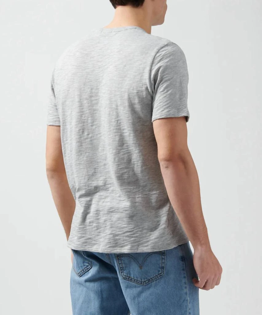 ATM Slub Jersey Crew Neck Tee In Heather Grey 2