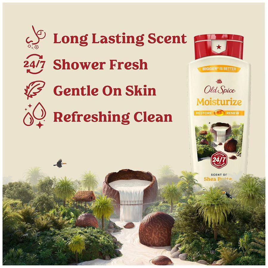 Old Spice Mens Body Wash Shea Butter 3