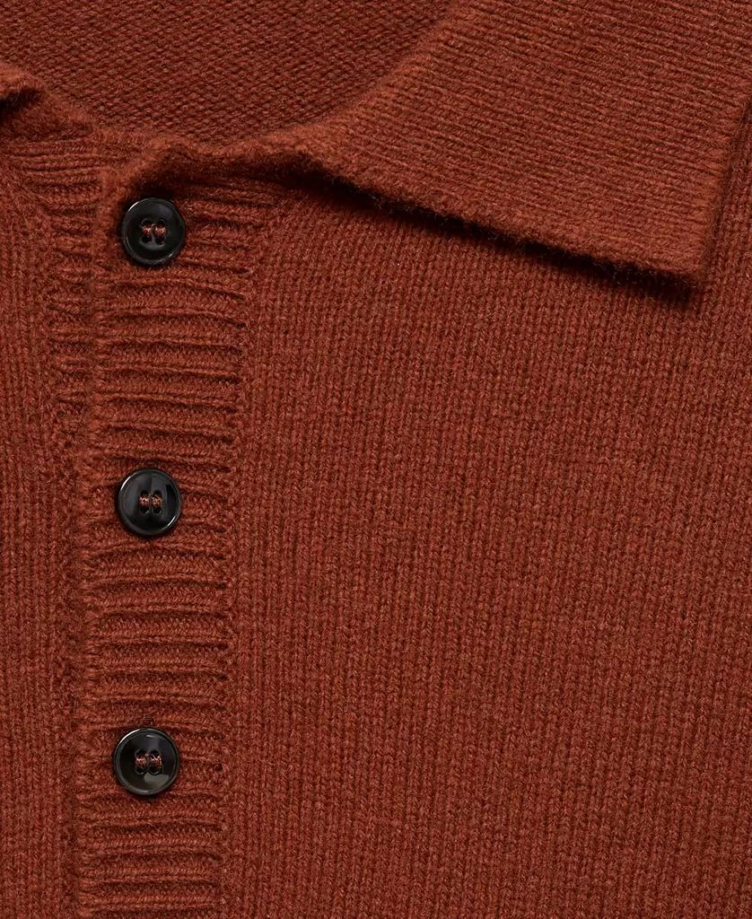 Mango Men's Wool-Blend Polo-Collar Sweater 3
