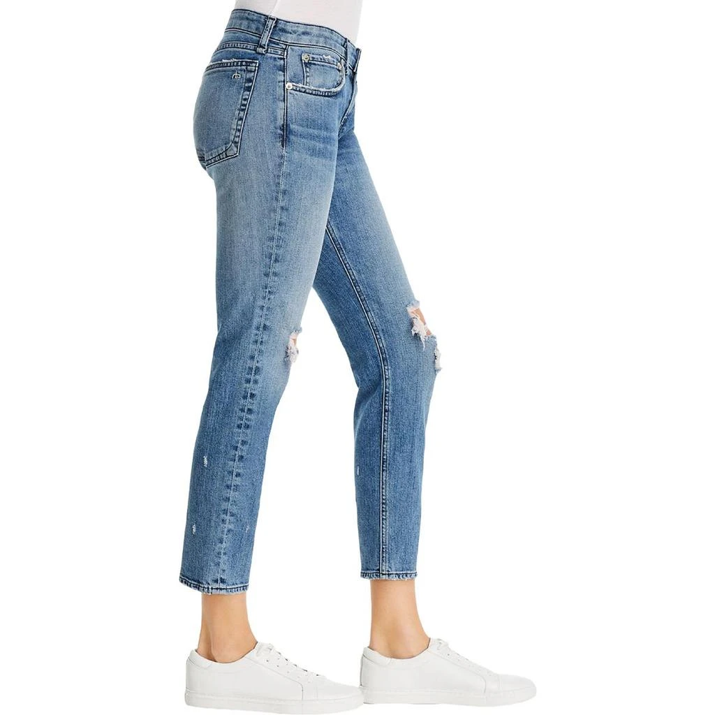 Rag & Bone Dre Womens Low Rise Slim Boyfriend Jeans 3