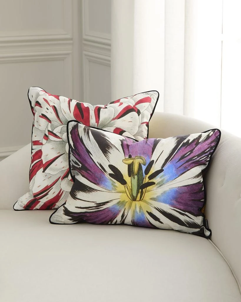 Christian Lacroix Flowered Decorative Pillow, 22" Square 4