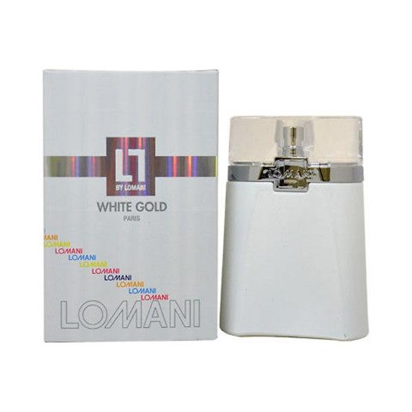 LOMANI White Gold for Men Eau de Toilette Spray 3.3 oz
