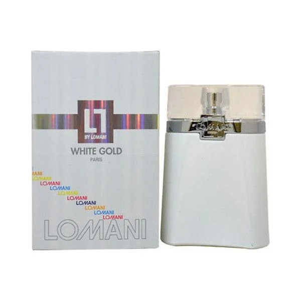 LOMANI White Gold for Men Eau de Toilette Spray 3.3 oz 1