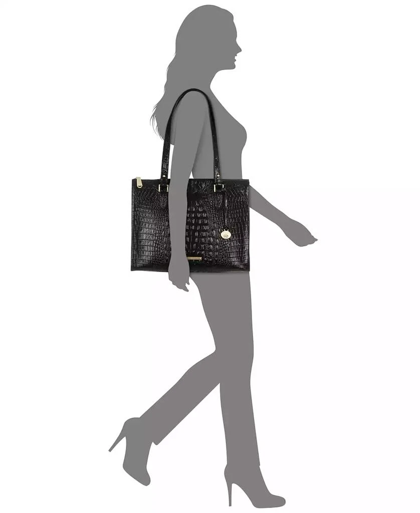 Brahmin Anywhere Melbourne Embossed Leather Tote 2