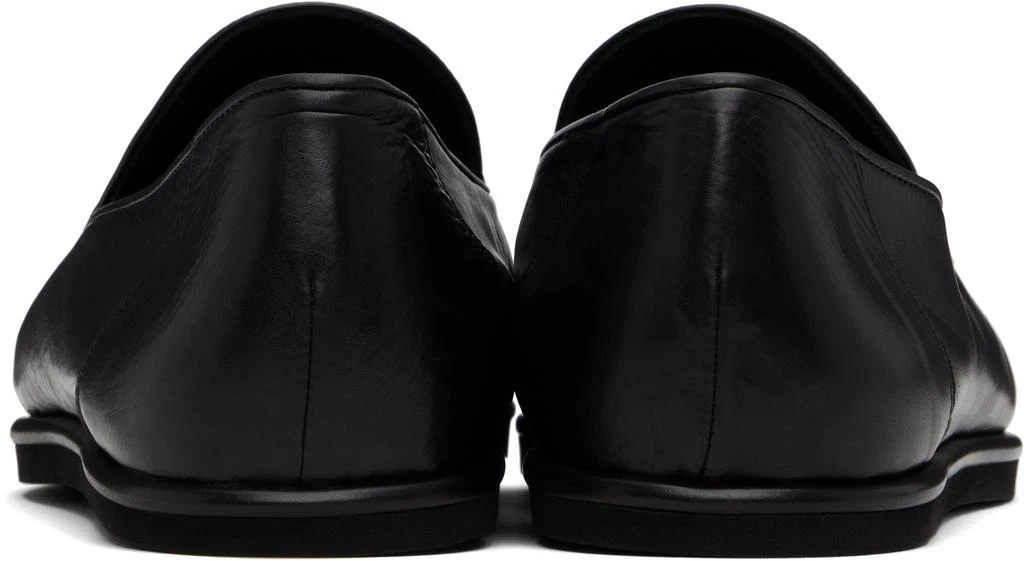 AURALEE Black Soft Leather Loafers 2