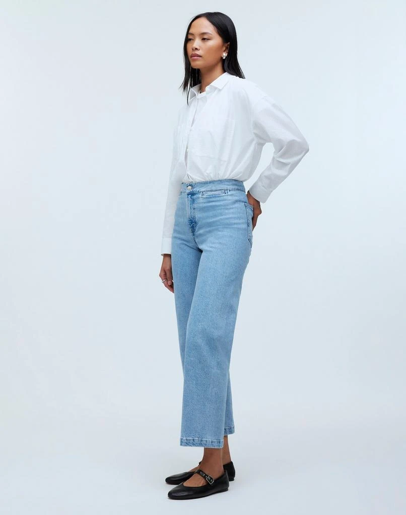 Madewell The Emmett Wide-Leg Crop Jean: Welt Pocket Edition 3