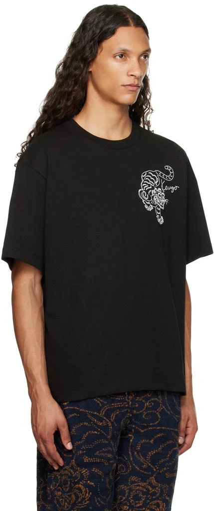 Kenzo Black Kenzo Paris Star Tiger Oversized T-Shirt 2