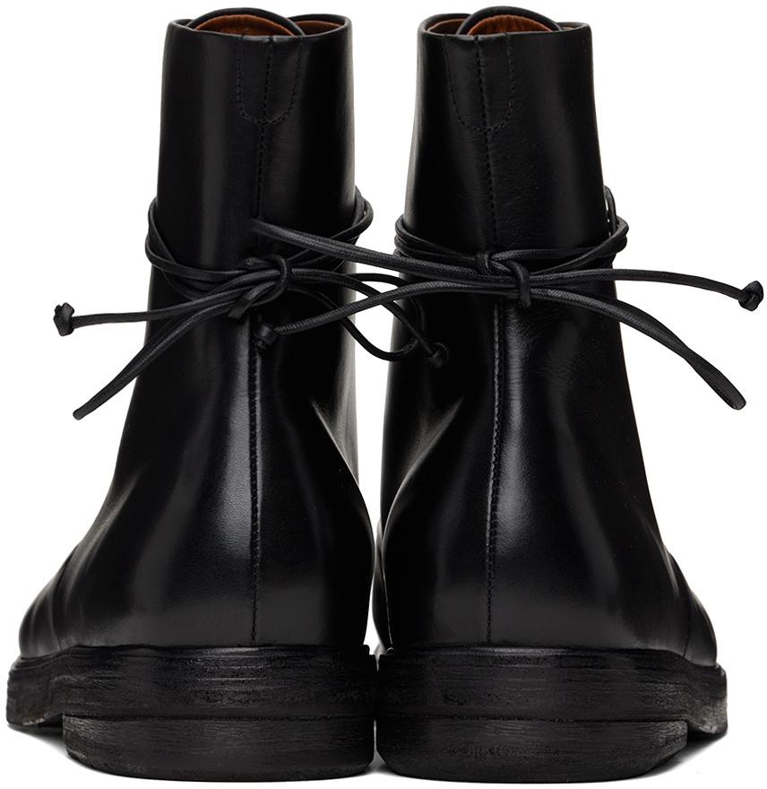Marsèll Black Zucca Zeppa Lace Up Ankle Boots