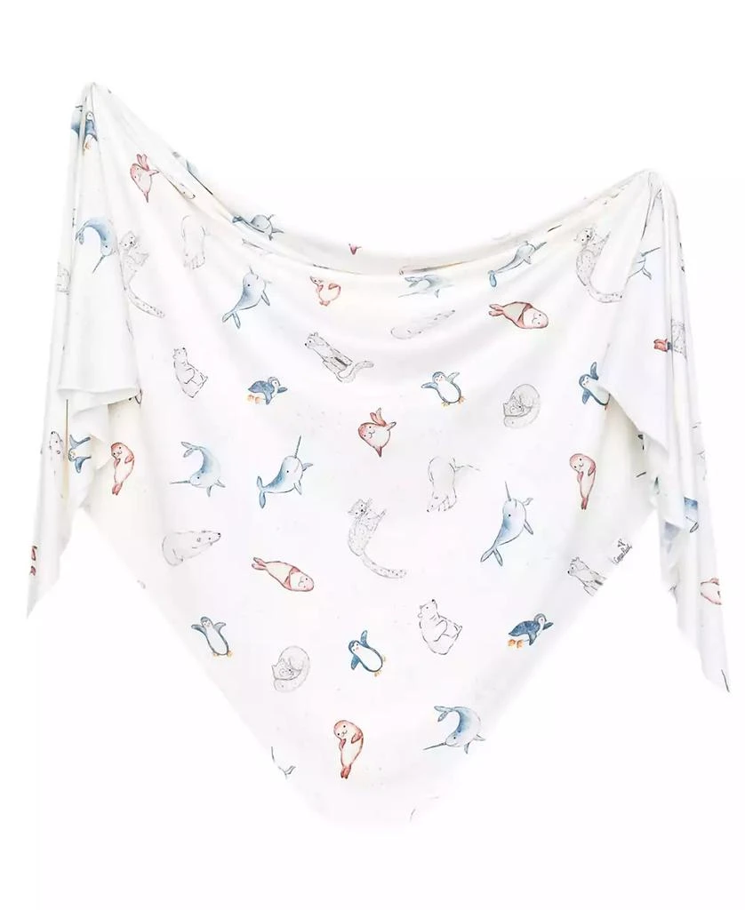 Copper Pearl Baby Boy or Baby Girl Arctic Wonder Knit Blanket