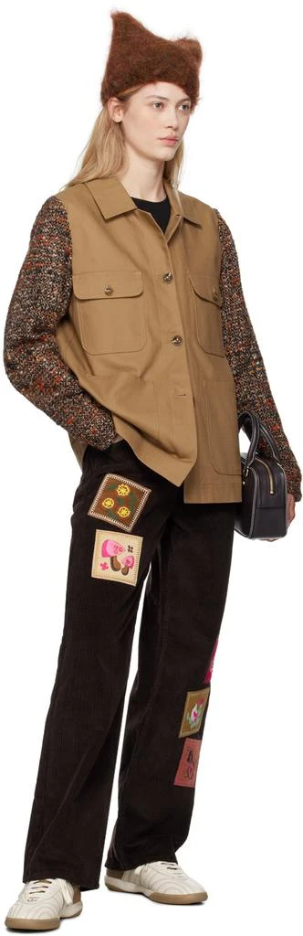 Anna Sui Tan Barn Jacket 4
