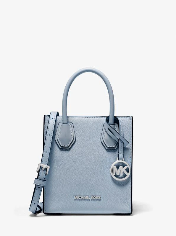 Michael Kors Mercer Extra-Small Pebbled Leather Crossbody Bag 1