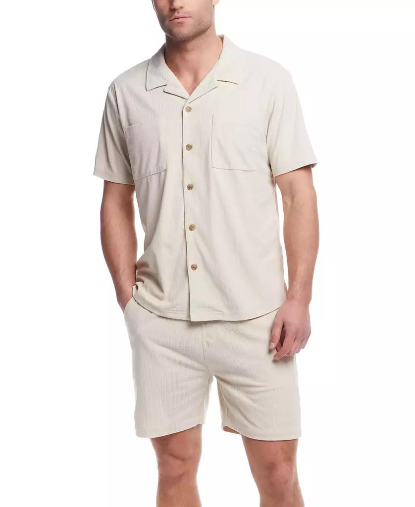 Weatherproof Vintage Men's Regular-Fit Button-Down Corduroy Camp Shirt
