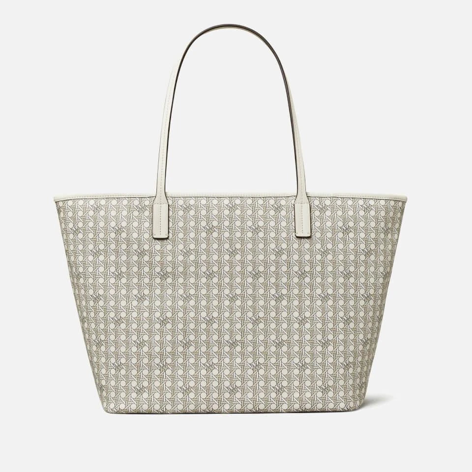 Tory Burch Tory Burch Ever-Ready Monogram Coated-Canvas Tote Bag 4