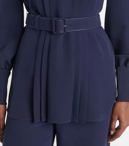 Valentino Cady Couture pleated belted blouse 5
