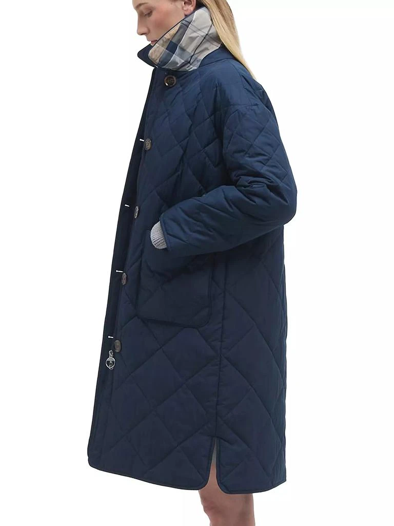 Barbour Cassandra Quilted Long Coat 3