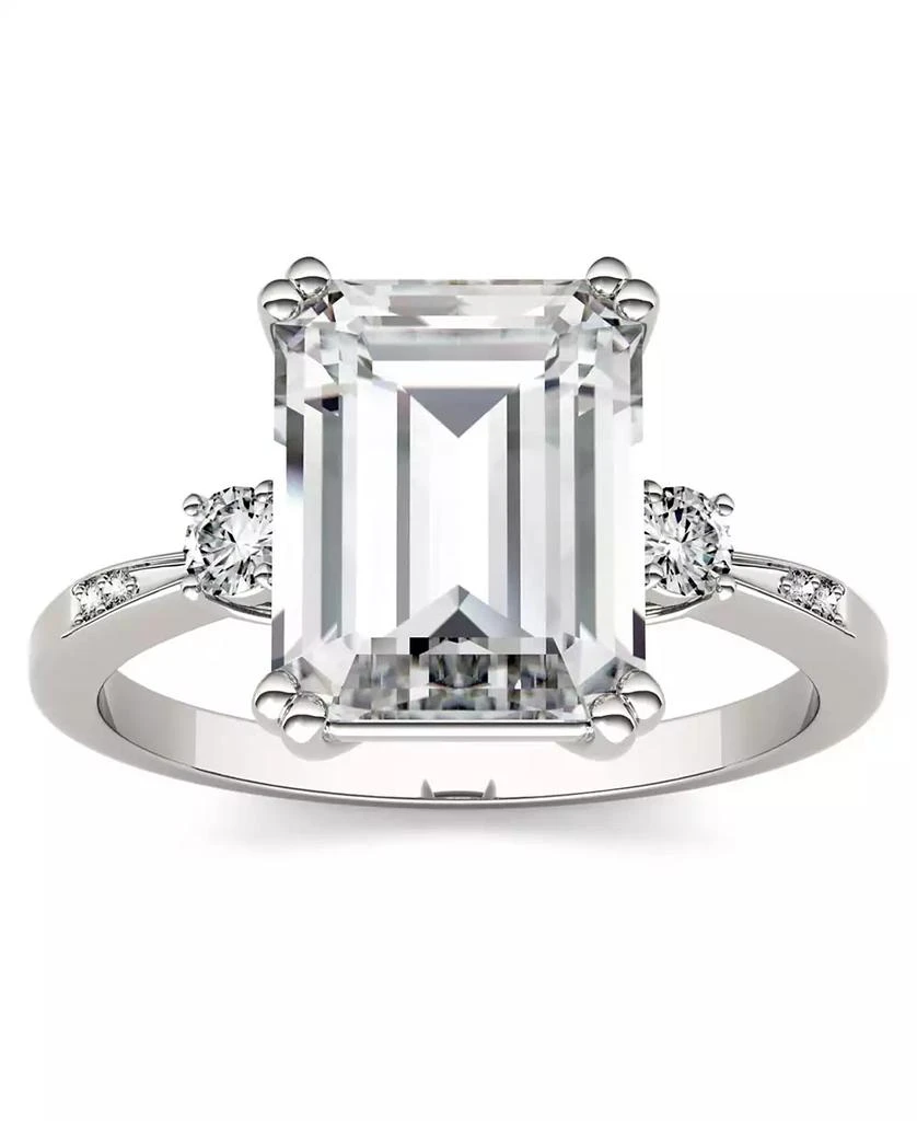 Charles & Colvard Moissanite Emerald Engagement Ring (3-3/4 ct. tw.) in 14k White Gold 2
