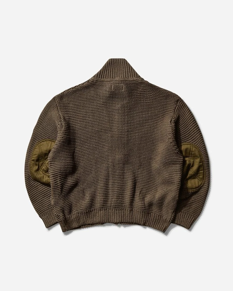 Cav Empt Men's Cotton Zip Up Knit Khaki 2