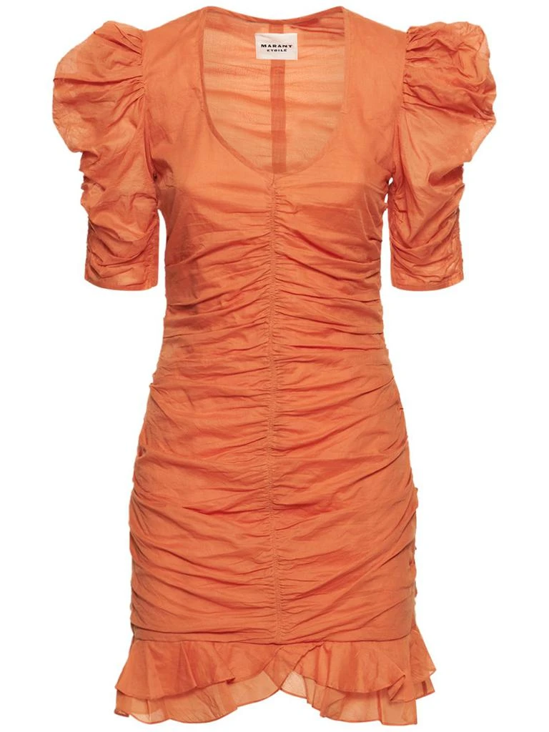 MARANT ETOILE Sireny Cotton Voile Mini Dress - Dresses & Skirts 