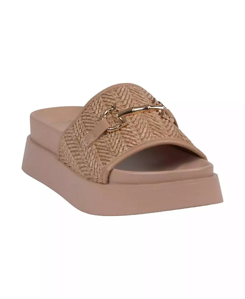 GC Shoes Women's Sari Woven Platform Wedge Sandals 1