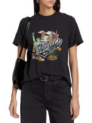 Rails Short-Sleeve Cotton Logo T-Shirt