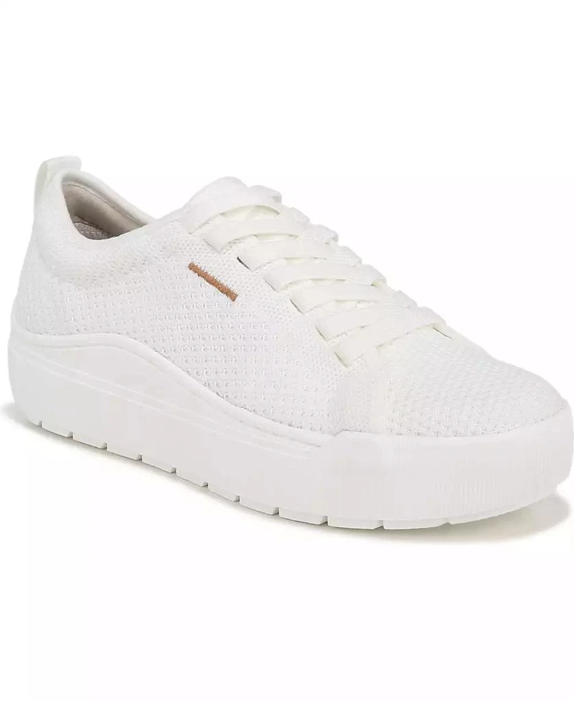Dr. Scholl's Women's Time Off Knit Lace Up Platform Sneakers 1