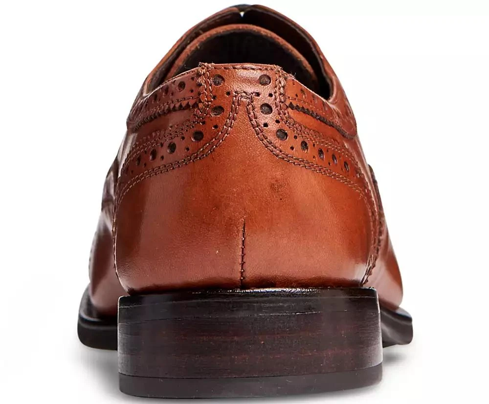 Anthony Veer Men's Ford Quarter Brogue Oxford Rubber Sole Lace-Up Dress Shoe 3