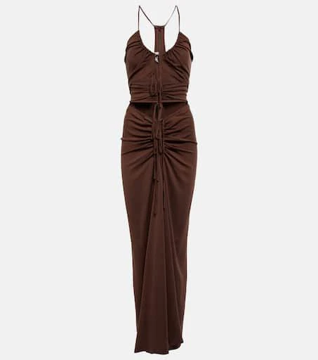 Christopher Esber Cutout halterneck maxi dress 1