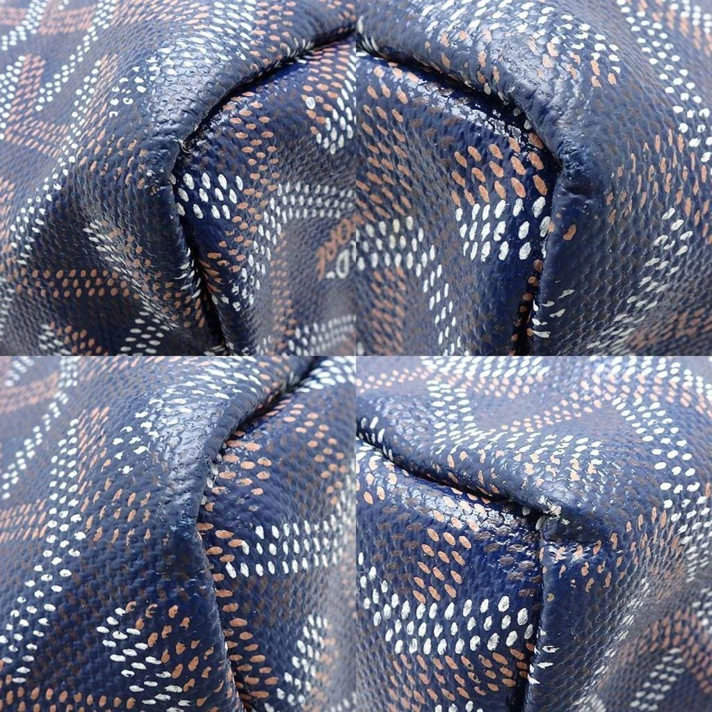 Goyard Goyard Navy Blue Leather Saint Louis Pm Tote Bag 8