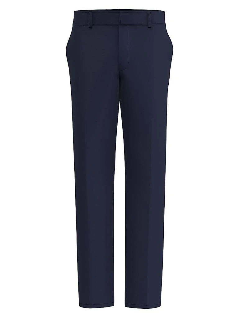 Burberry Wool Flat-Front Trousers 1
