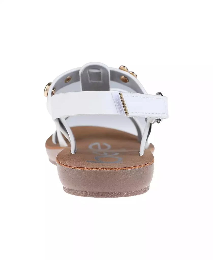 Bebe Little Girls Flat with Charm and Stylish Sandals 5