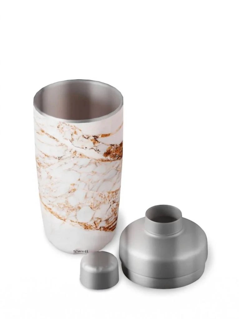S
well Shaker Set With Jigger In Calacatta Gold 4