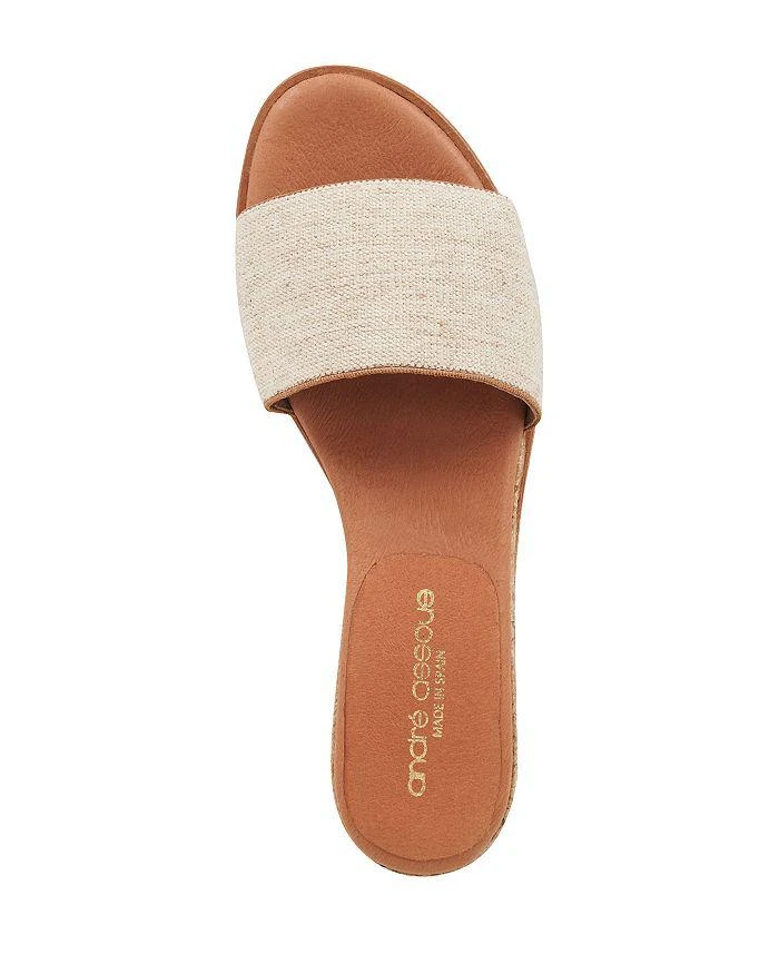 Andre Assous Women's Nessie Slip On Slide Espadrille Wedge Sandals 3