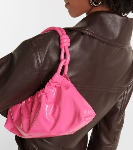 Nanushka Valerie lacquered tote bag 6