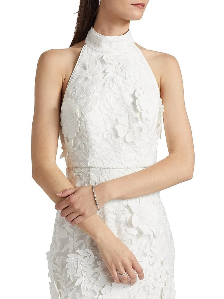 chinese dress ladies Yasmin Daisy Lace Mini Dress in Milly Pink