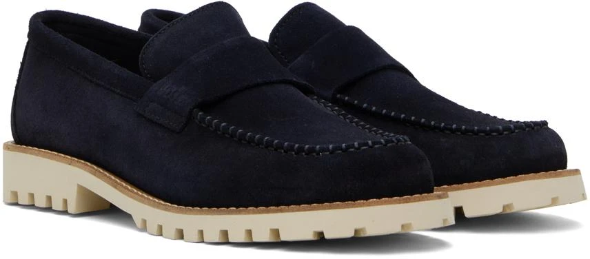 Hugo Boss Navy Slip-On Loafers 4
