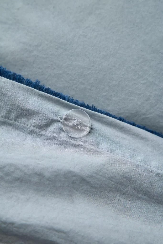 Urban Outfitters Breezy Cotton Percale Tassel Duvet Cover 4