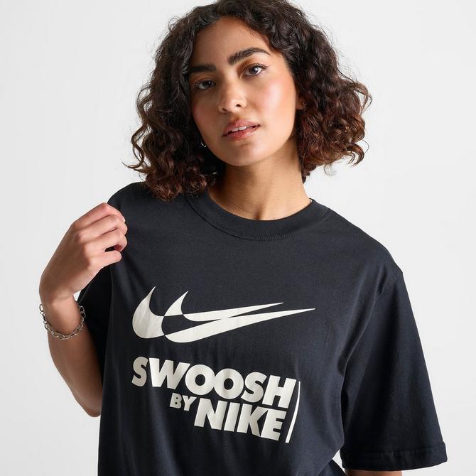 NIKE Women s Nike Swoosh Boyfriend T Shirt Lingerie BeyondStyle