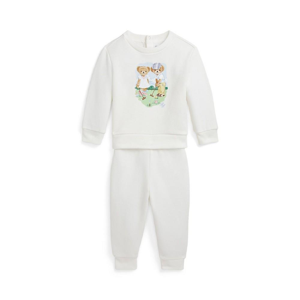 Polo Ralph Lauren Baby Boys Polo Bear Fleece Sweatshirt and Pants Set