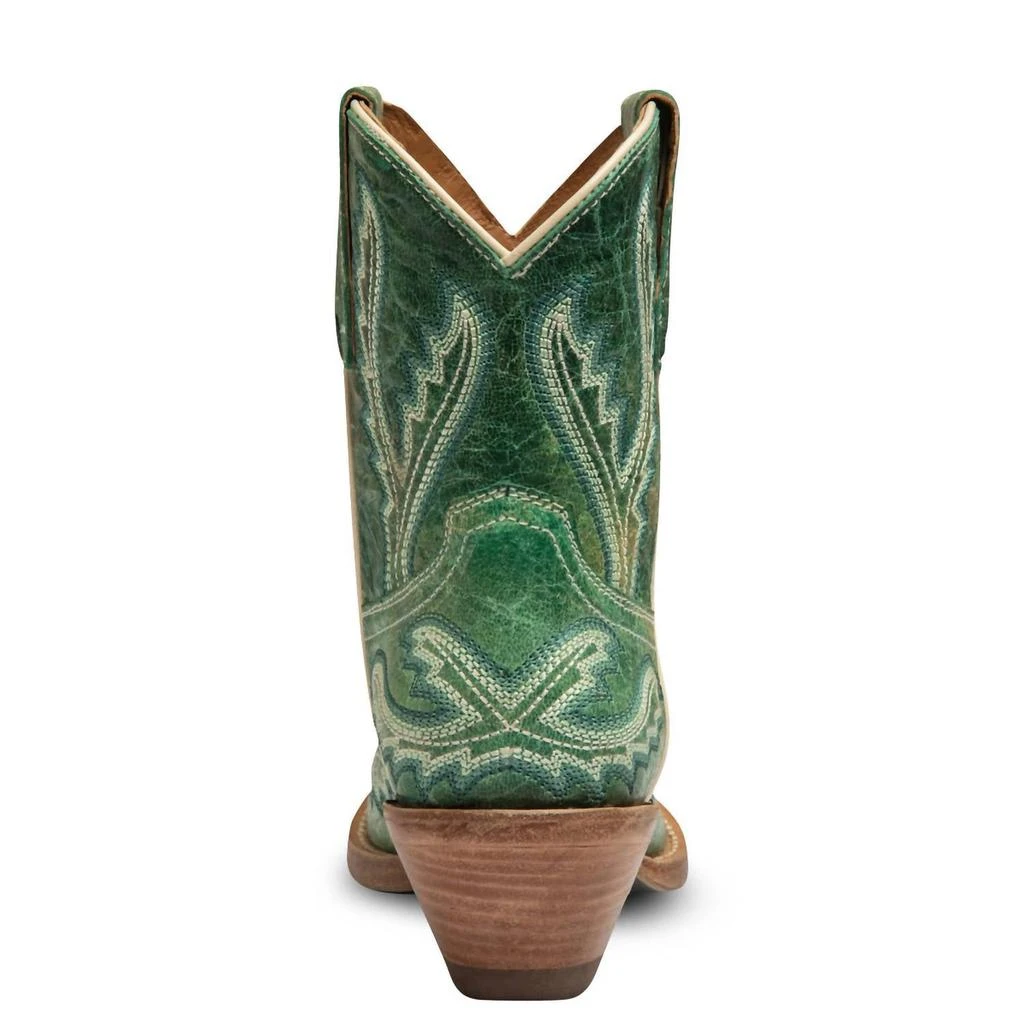 Buck & Brana Women's Eleanor Leather Cowgirl Boots In Turquoise 4