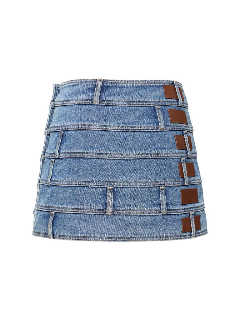 ANDERSSON BELL Dua Multi Waist Denim Mini Skirt 4