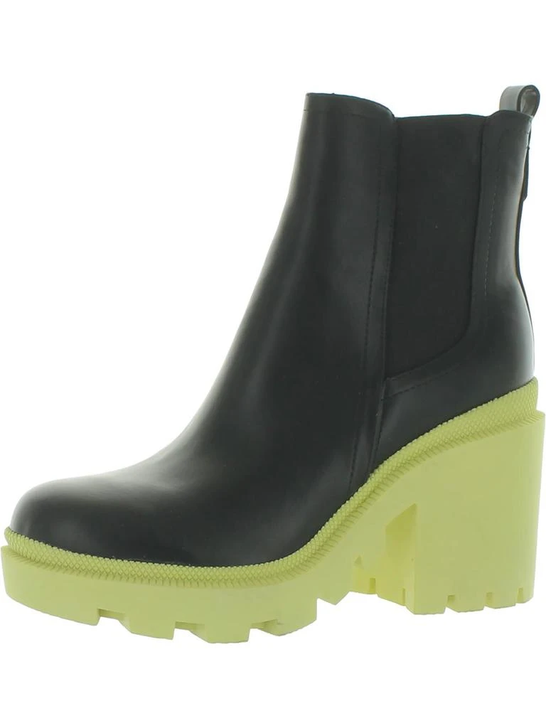 Nine West Forme Womens Leather Ankle Chelsea Boots 6
