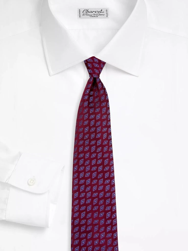 Charvet Diamond Bean Silk Jacquard Tie 2