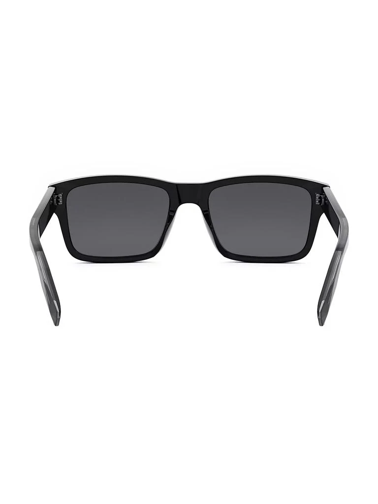 BVLGARI Tubogas 55MM Rectangular Sunglasses 5