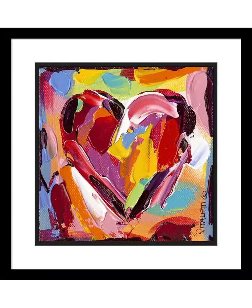Amanti Art Colorful Expressions I Heart Framed Art Print 1