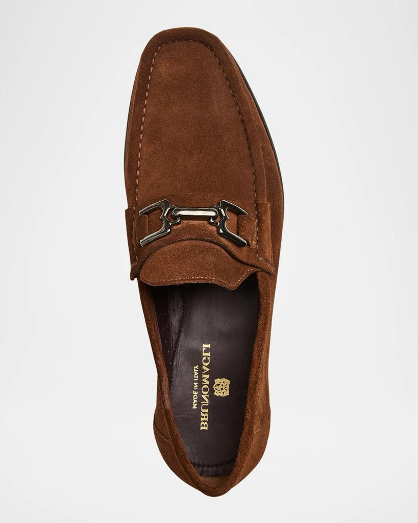 Bruno Magli Men's Trieste Suede Bit Loafers 5