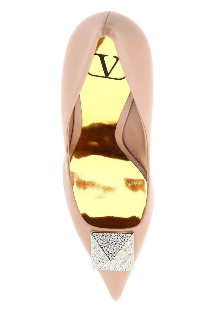 Valentino Valentino Garavani One Stud Pointed Toe Pumps 4